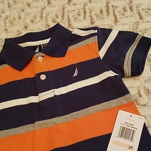 NWT Toddler boys short sleeve Nautica polo
